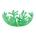 Corbeille Mediterraneo vert ALESSI
